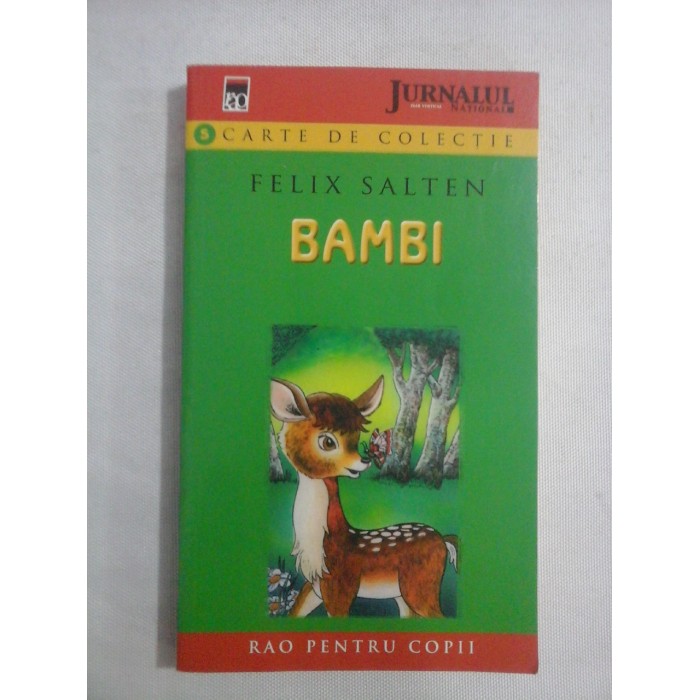      BAMBI  O poveste a vietii din padure  -  Felix  SALTEN 